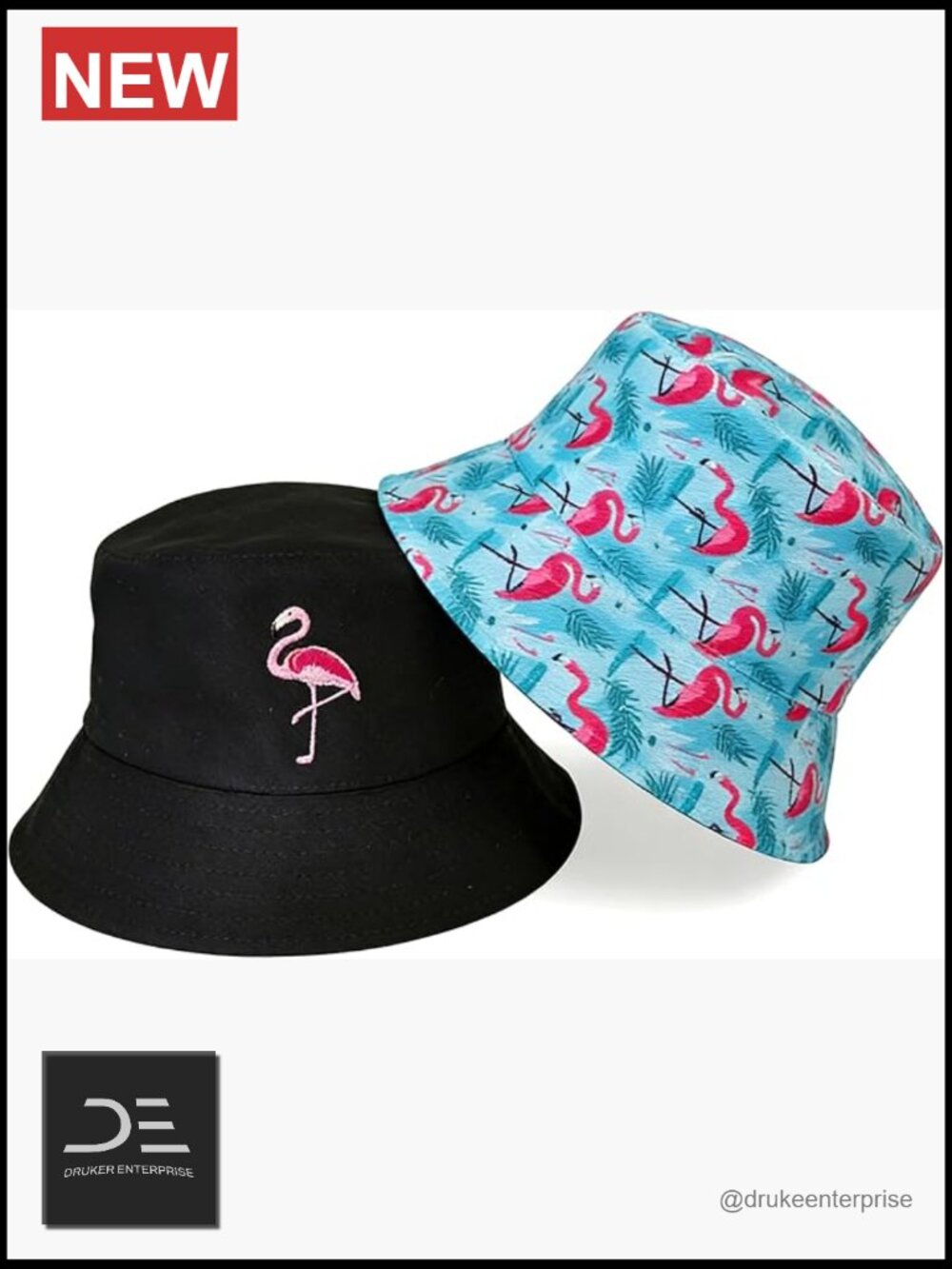 Reversible Bucket Hat - Packable Sun Hat for Beach Golf Travel